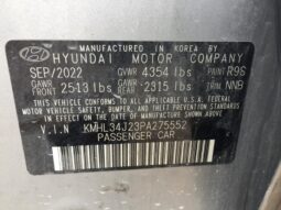 
										Salvaged Cars 2023 Hyundai Sonata full									