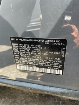 
										Salvaged Cars 2024 Volkswagen Atlas Cross Sport full									